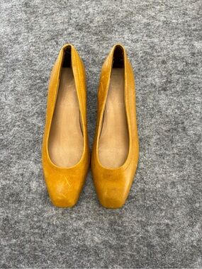 Classic Women's Leather Ballet Casual Heels